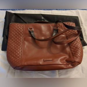 Vera Bradley leather quilted handbag NWOT